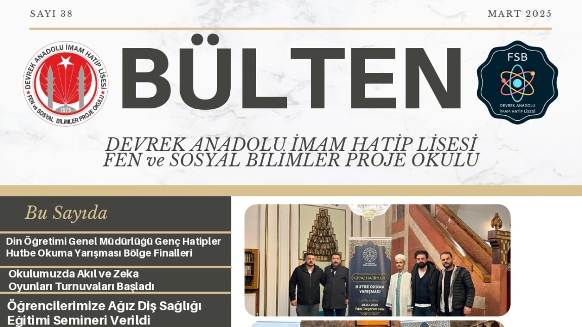 MART AYI BÜLTENİMİZ